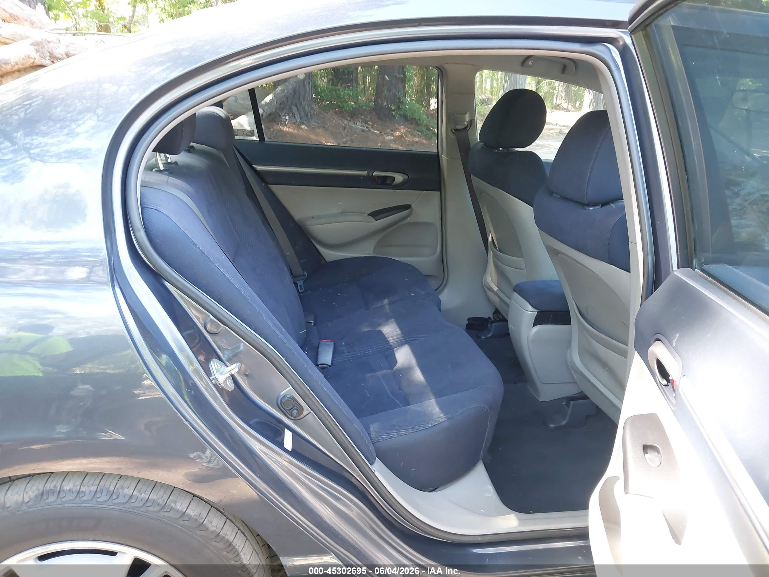 2009 Honda Civic Hybrid Gray vin: JHMFA36209S012098
