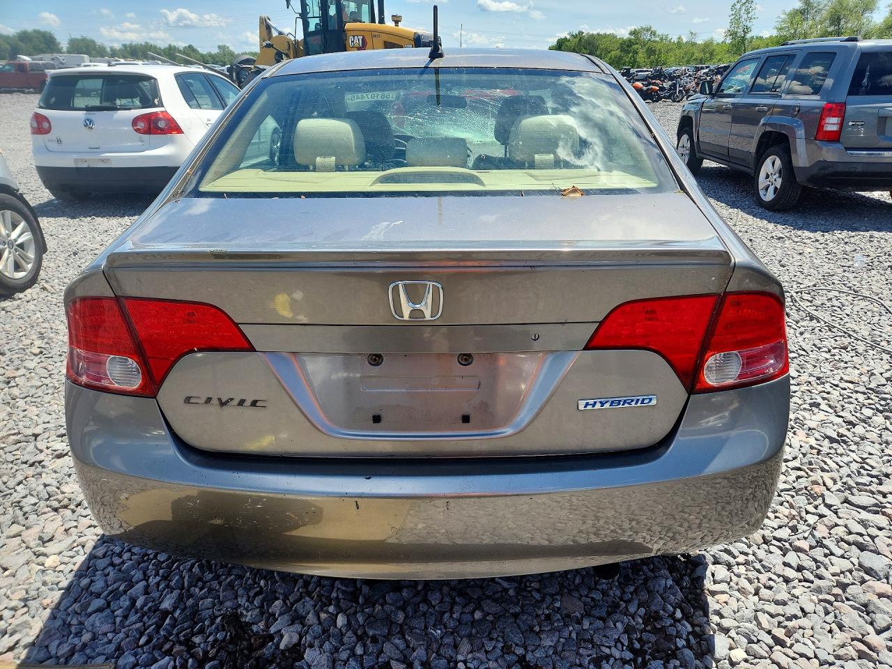 2006 Honda Civic Hybrid Gold vin: JHMFA36216S022442
