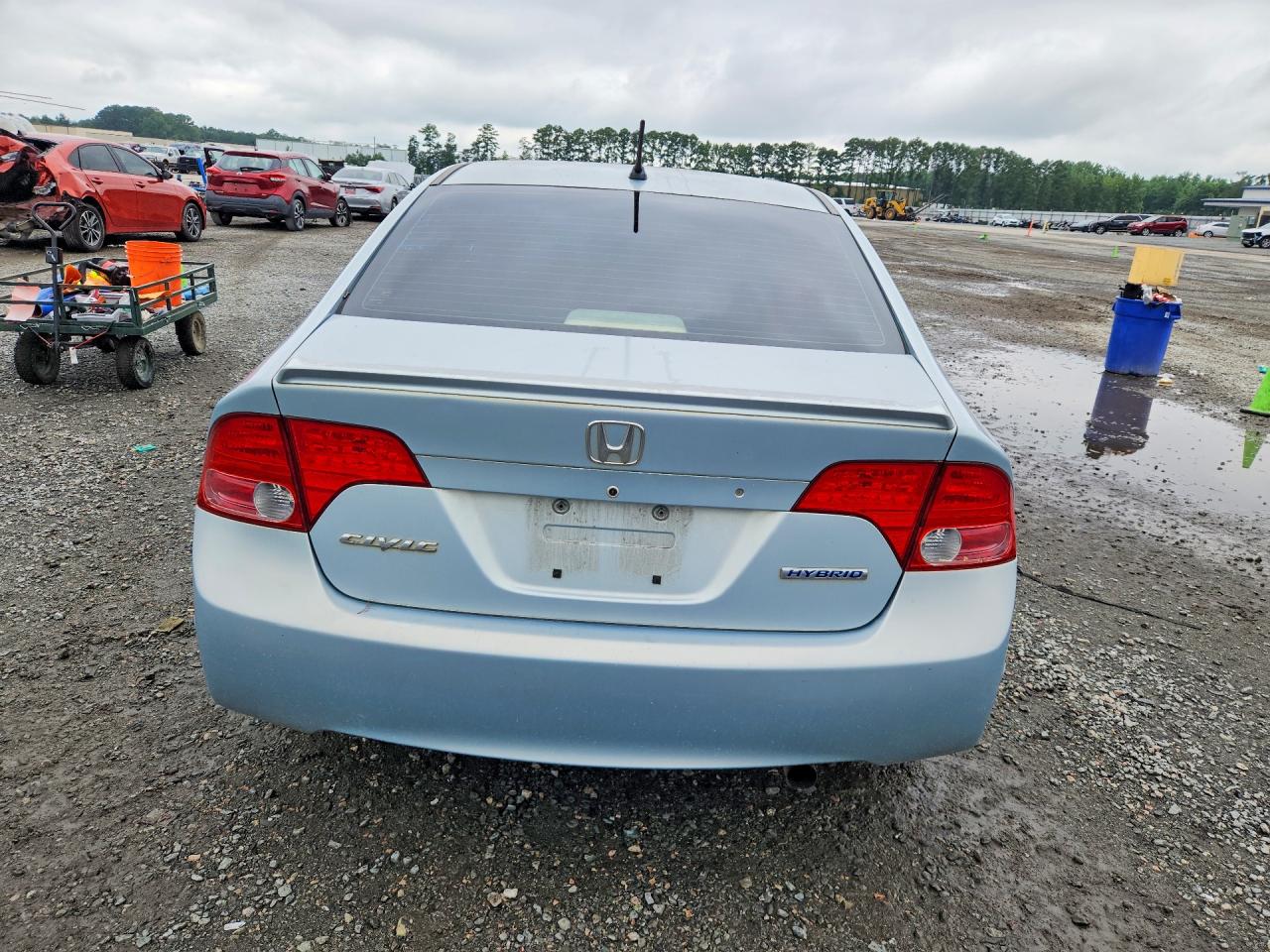 2006 Honda Civic Hybrid Blue vin: JHMFA36216S029374