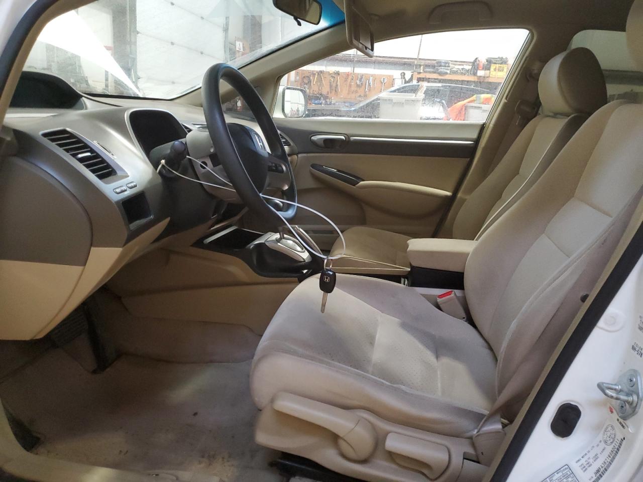 2006 Honda Civic Hybrid Белый vin: JHMFA36216S800111
