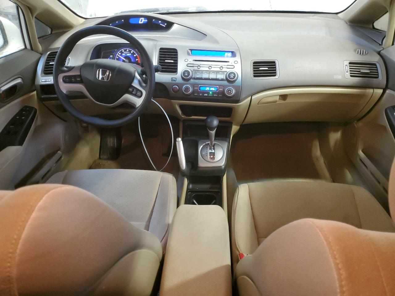2006 Honda Civic Hybrid Белый vin: JHMFA36216S800111