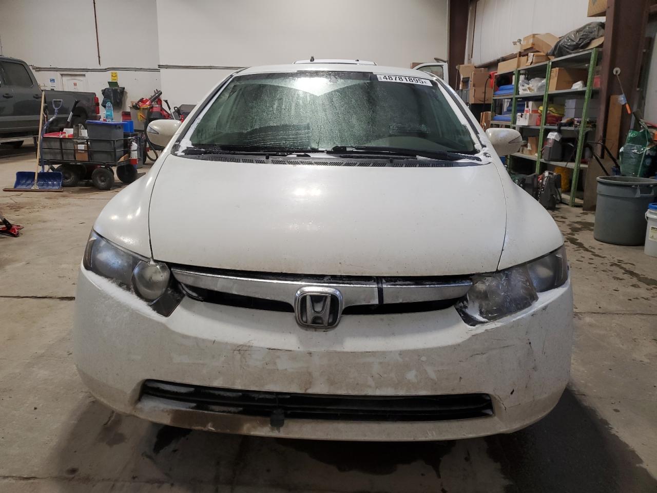 2006 Honda Civic Hybrid Белый vin: JHMFA36216S800111