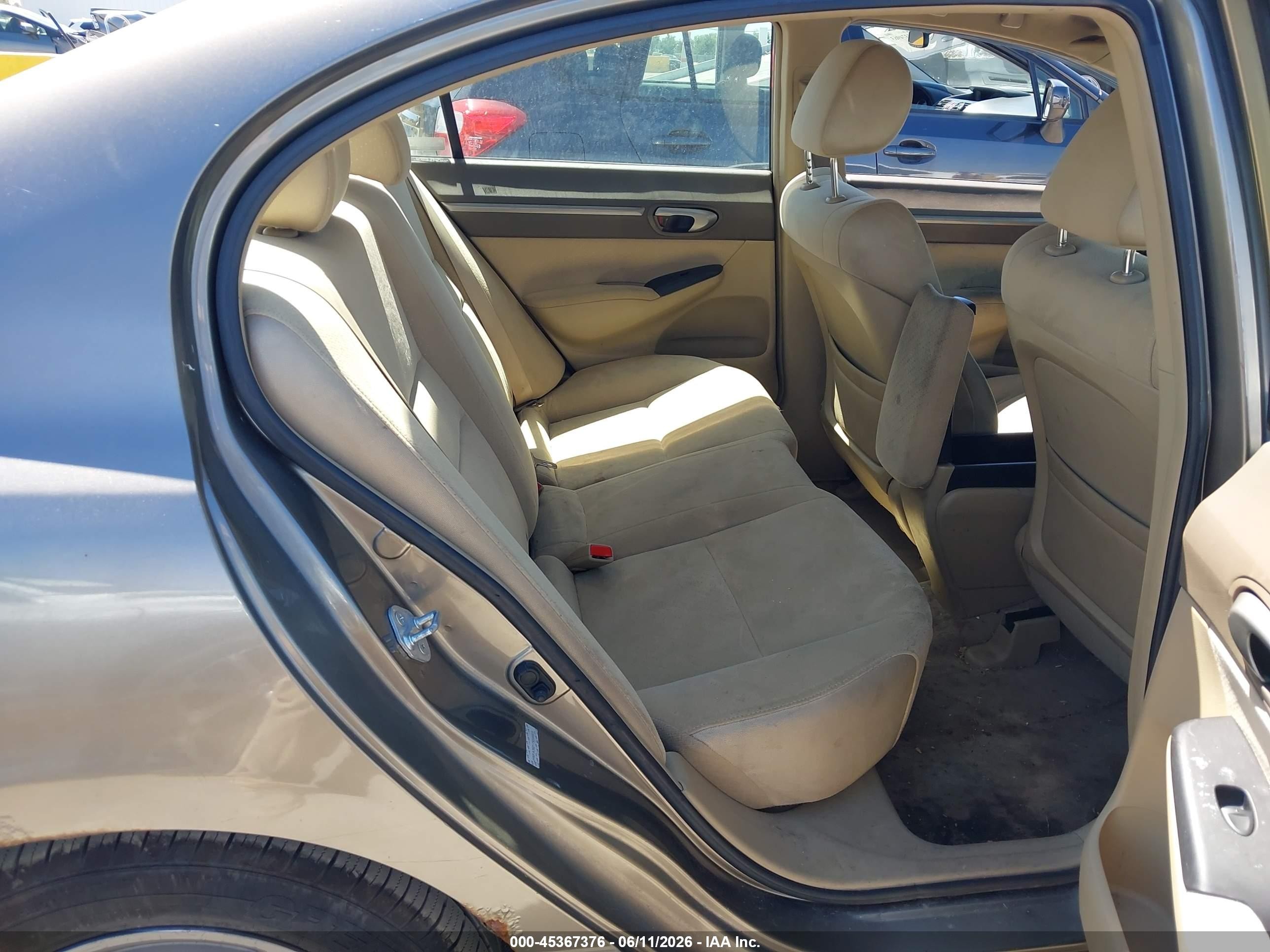 2007 Honda Civic Hybrid   Gray vin: JHMFA36217S008803
