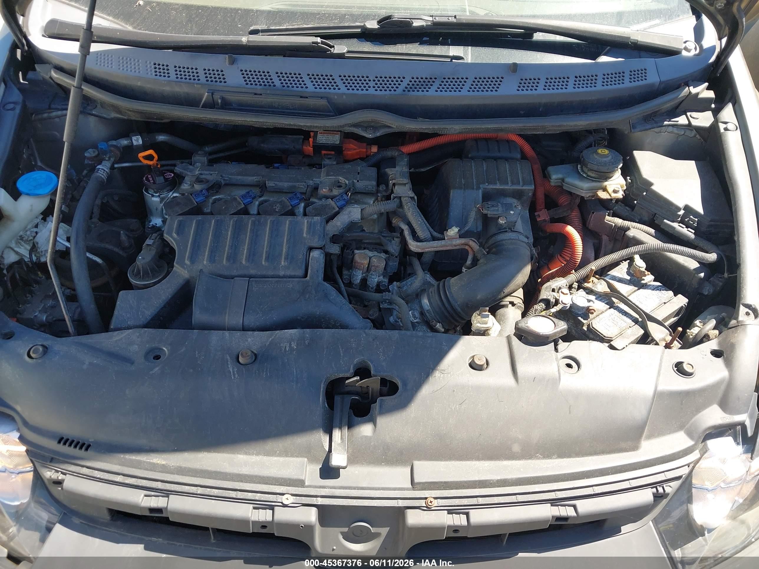 2007 Honda Civic Hybrid   Gray vin: JHMFA36217S008803