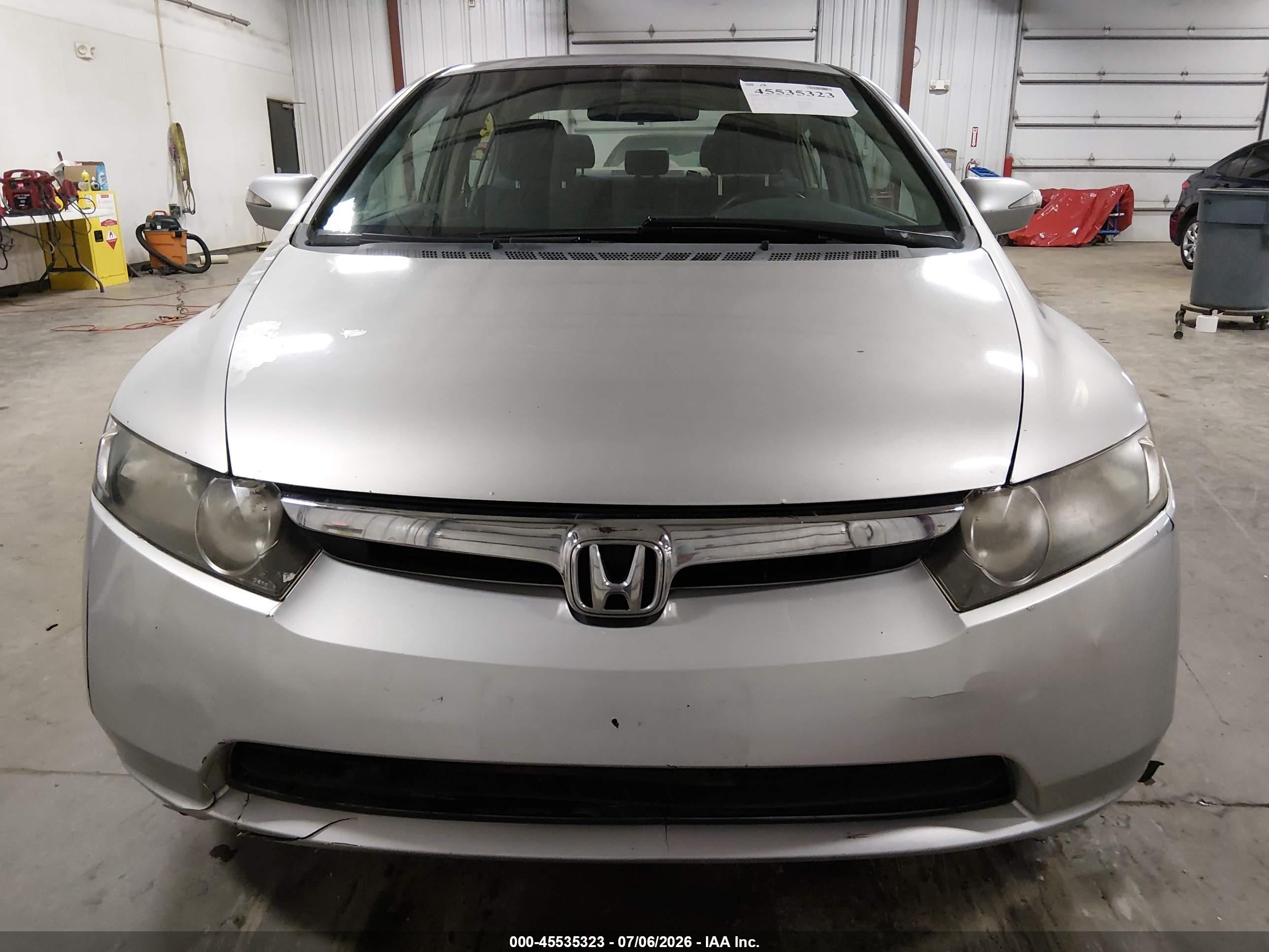 2007 Honda Civic Hybrid   Silver vin: JHMFA36217S023916