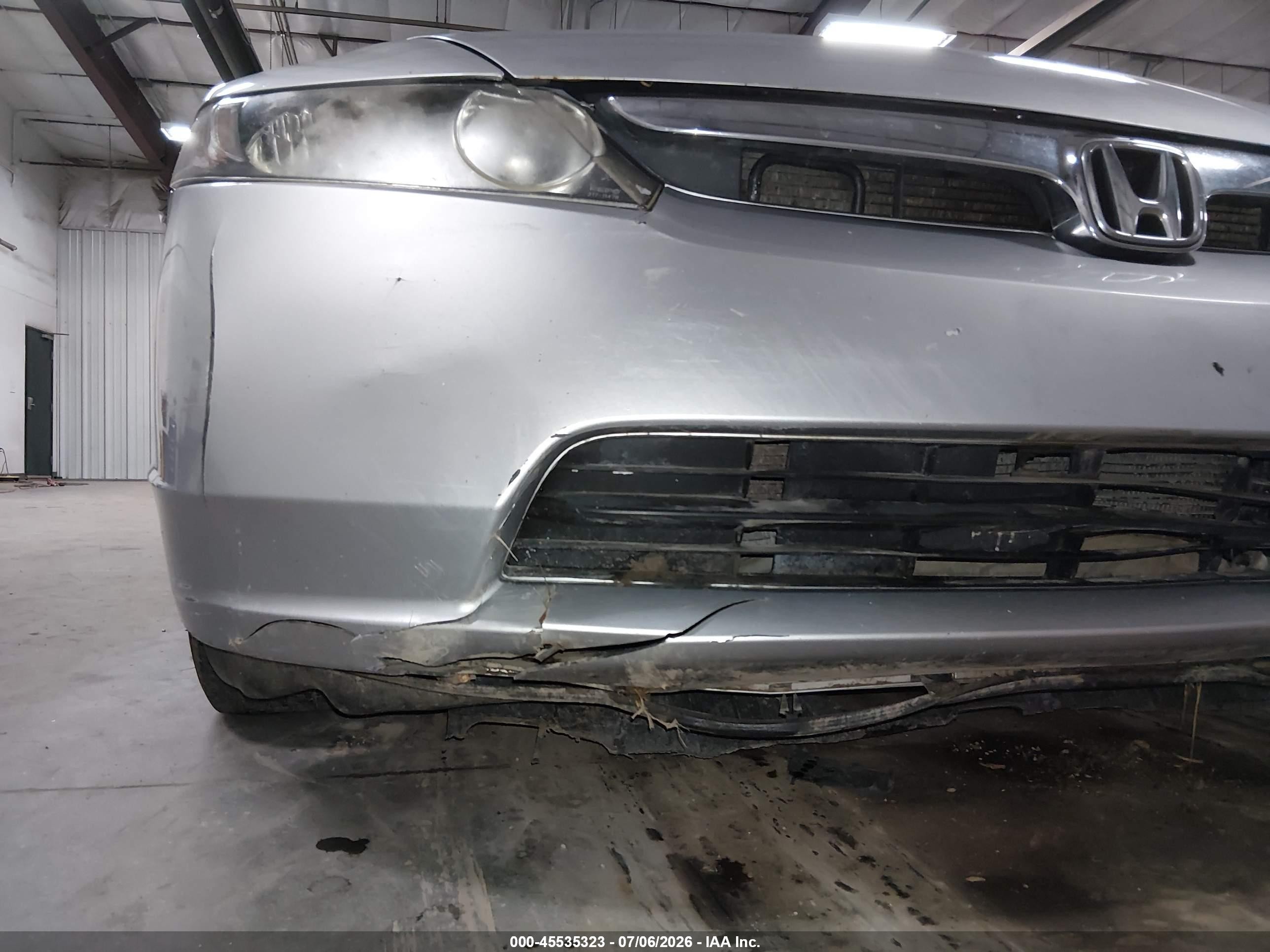 2007 Honda Civic Hybrid   Silver vin: JHMFA36217S023916
