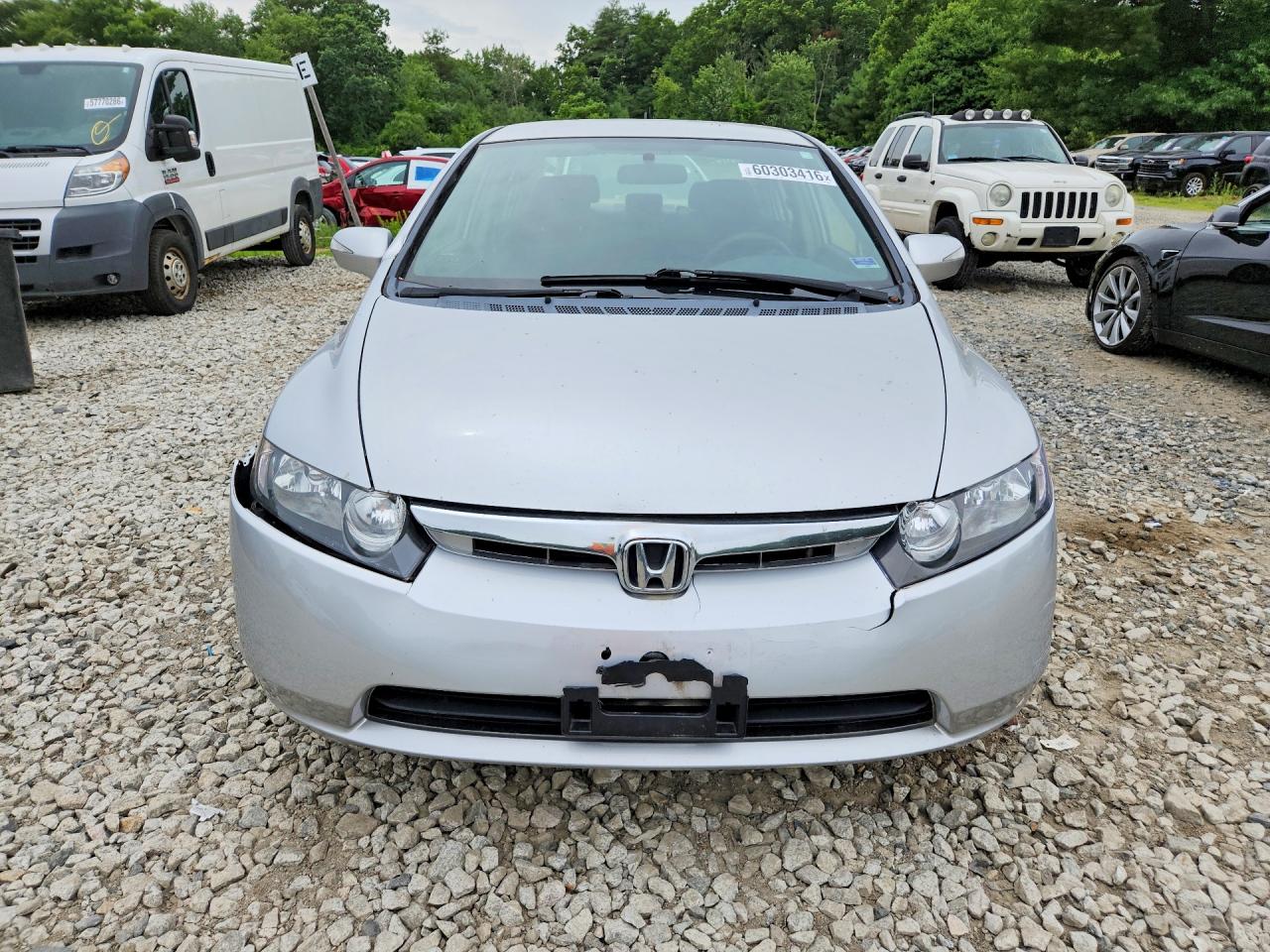 2007 Honda Civic Hybrid Silver vin: JHMFA36217S026993