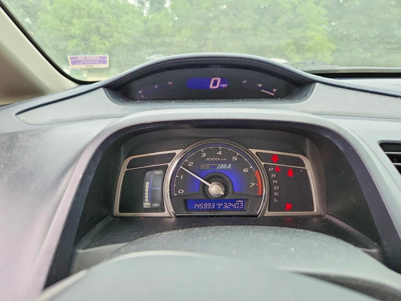 2007 Honda Civic Hybrid Silver vin: JHMFA36217S026993