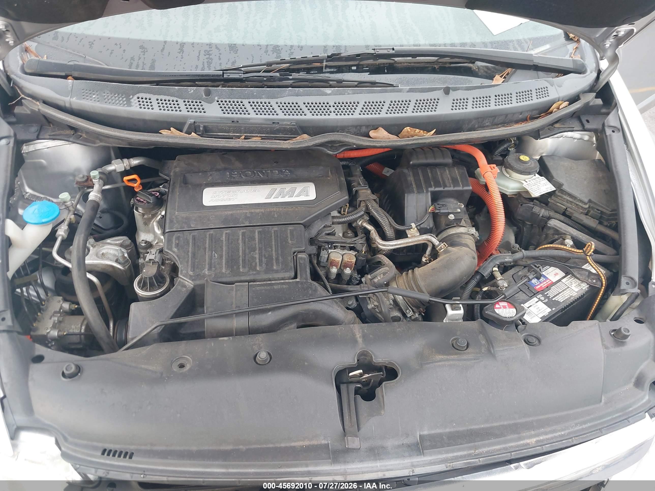 2007 Honda Civic Hybrid   Silver vin: JHMFA36217S029425