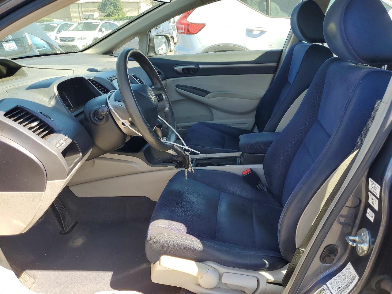 2008 Honda Civic Hybrid Blue vin: JHMFA36218S013131