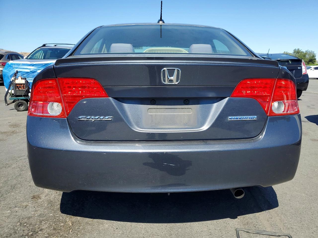 2008 Honda Civic Hybrid Blue vin: JHMFA36218S013131