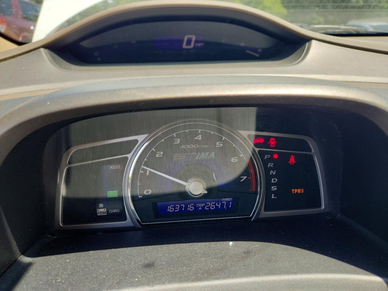 2008 Honda Civic Hybrid White vin: JHMFA36218S019351