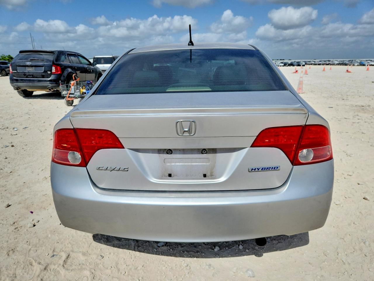 2008 Honda Civic Hybrid Silver vin: JHMFA36218S025702