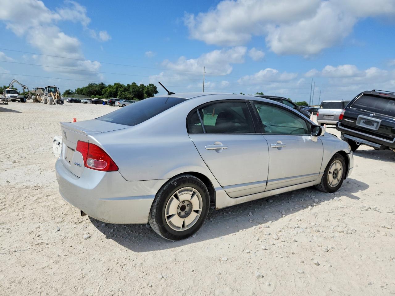 2008 Honda Civic Hybrid Silver vin: JHMFA36218S025702