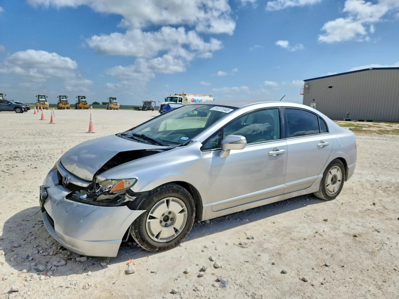2008 Honda Civic Hybrid Silver vin: JHMFA36218S025702