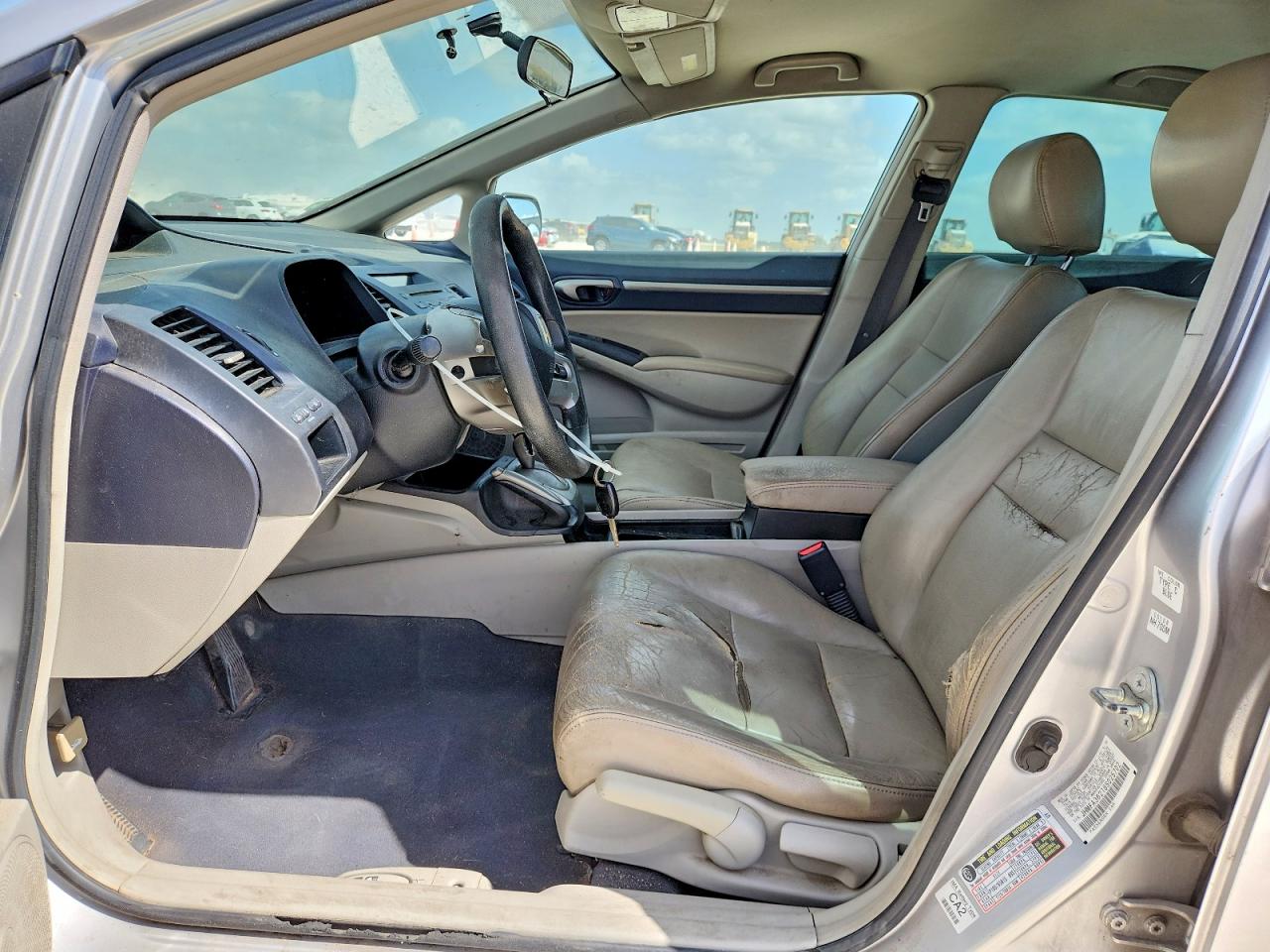 2008 Honda Civic Hybrid Silver vin: JHMFA36218S025702