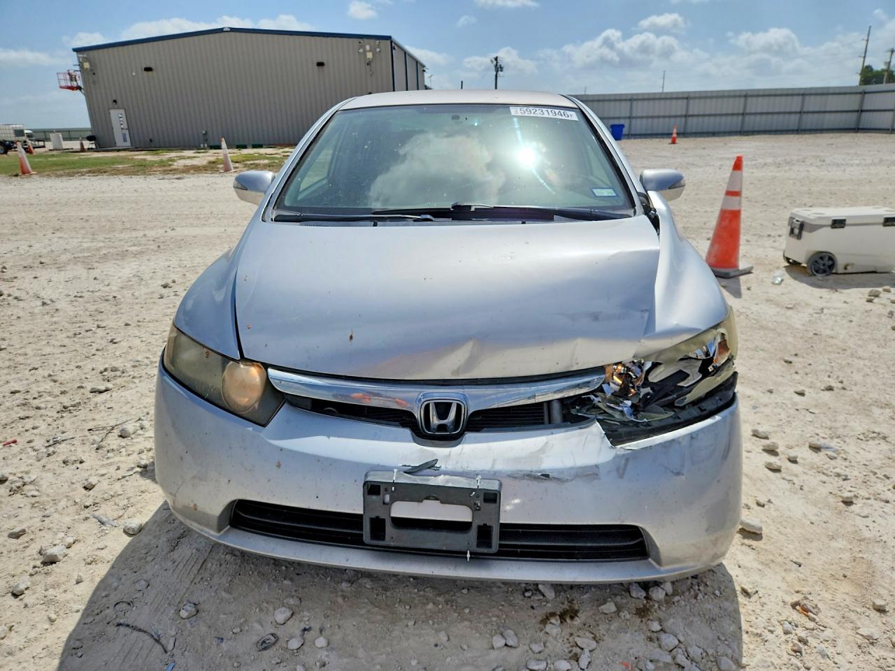 2008 Honda Civic Hybrid Silver vin: JHMFA36218S025702