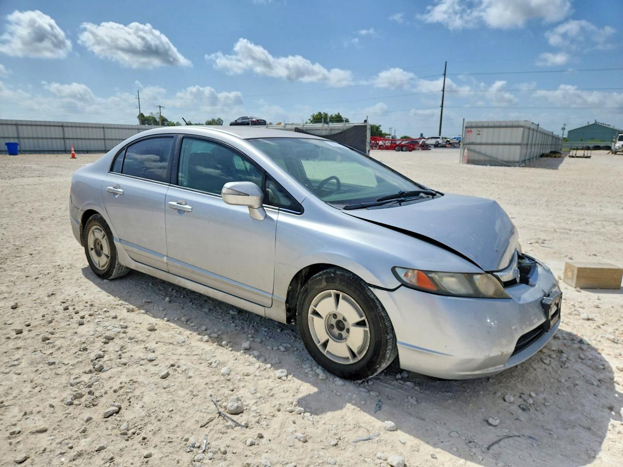 2008 Honda Civic Hybrid Silver vin: JHMFA36218S025702