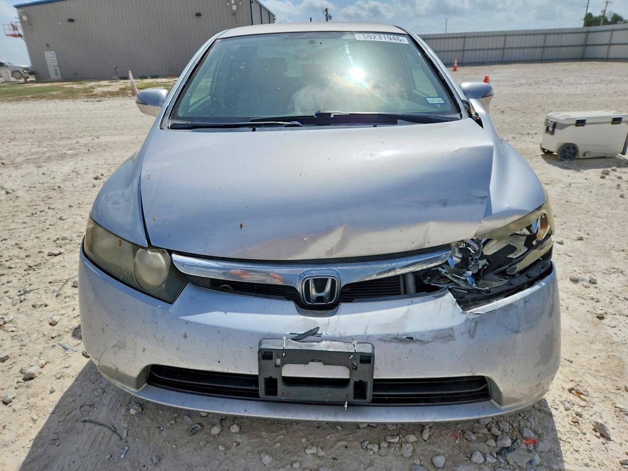 2008 Honda Civic Hybrid Silver vin: JHMFA36218S025702