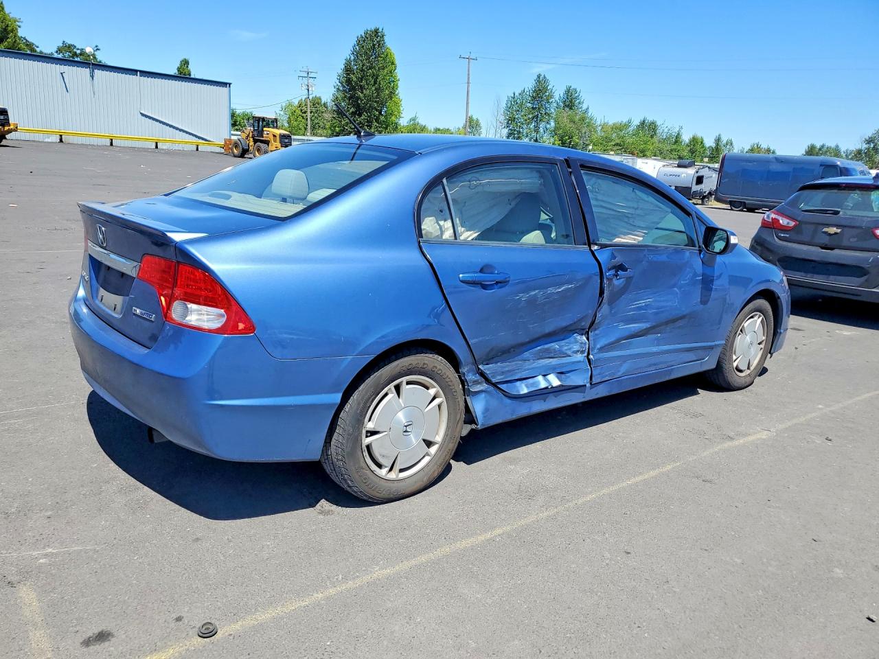 2009 Honda Civic Hybrid Blue vin: JHMFA36219S005015