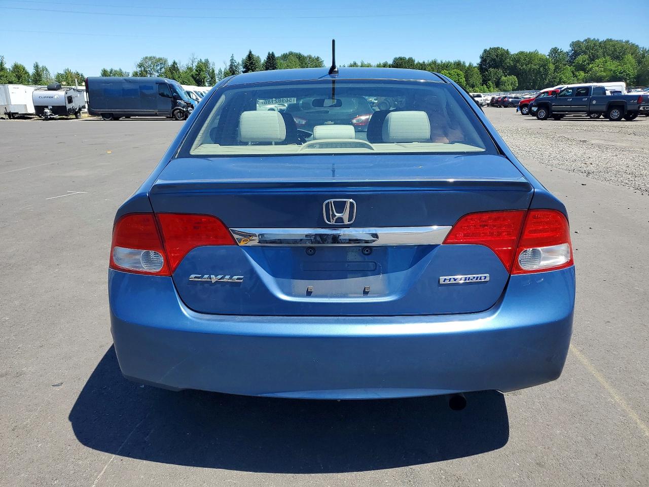 2009 Honda Civic Hybrid Blue vin: JHMFA36219S005015