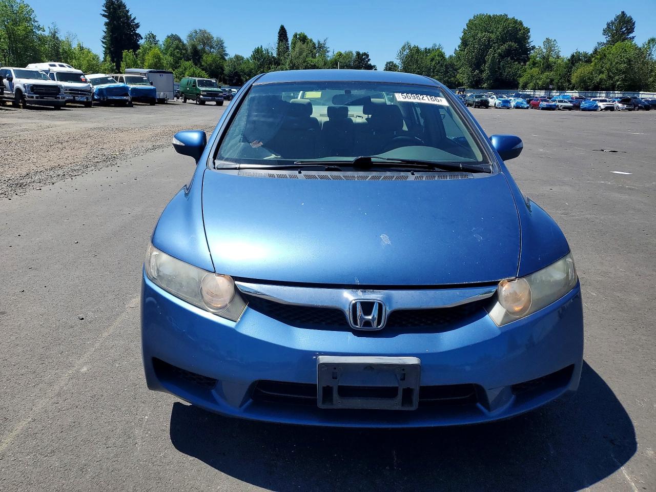 2009 Honda Civic Hybrid Blue vin: JHMFA36219S005015
