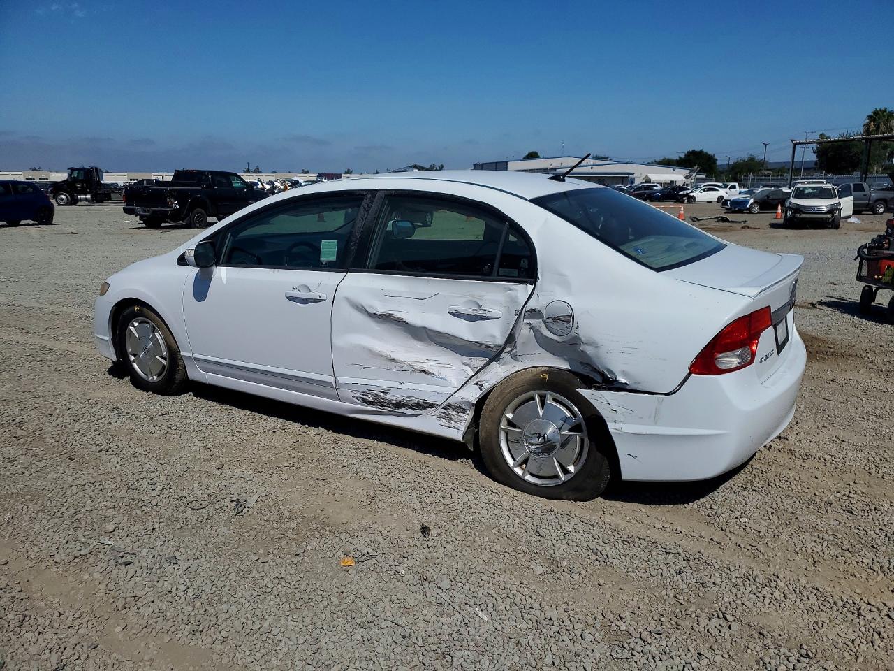 2009 Honda Civic Hybrid White vin: JHMFA36219S016791