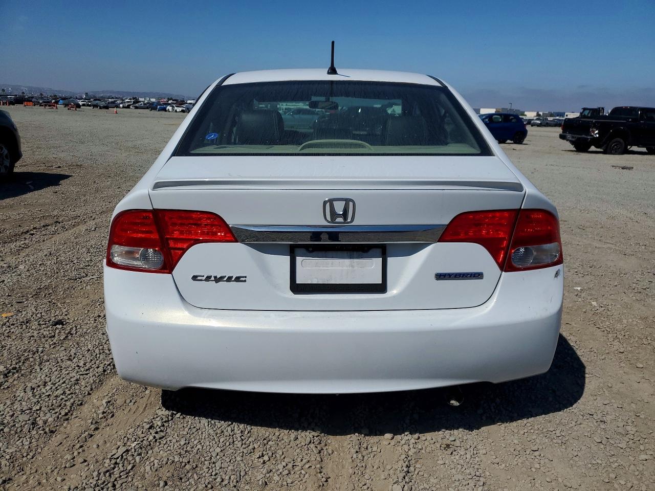 2009 Honda Civic Hybrid White vin: JHMFA36219S016791