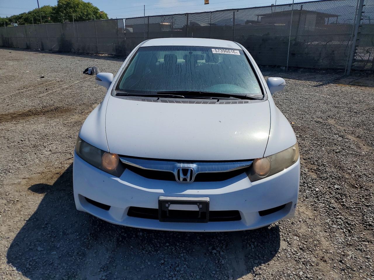 2009 Honda Civic Hybrid White vin: JHMFA36219S016791