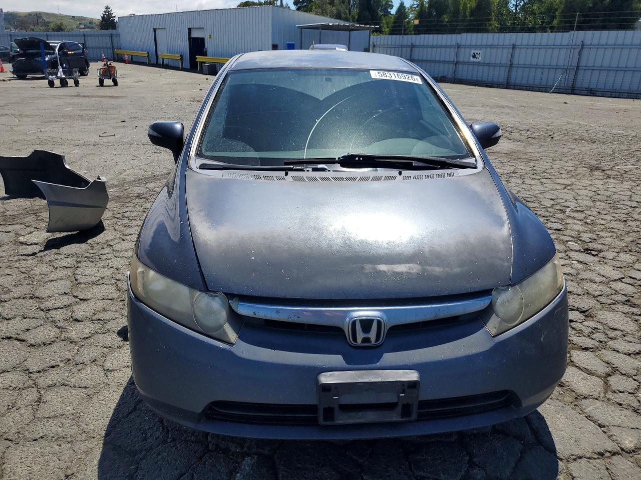 2006 Hond Civic Серый vin: JHMFA36226S003592
