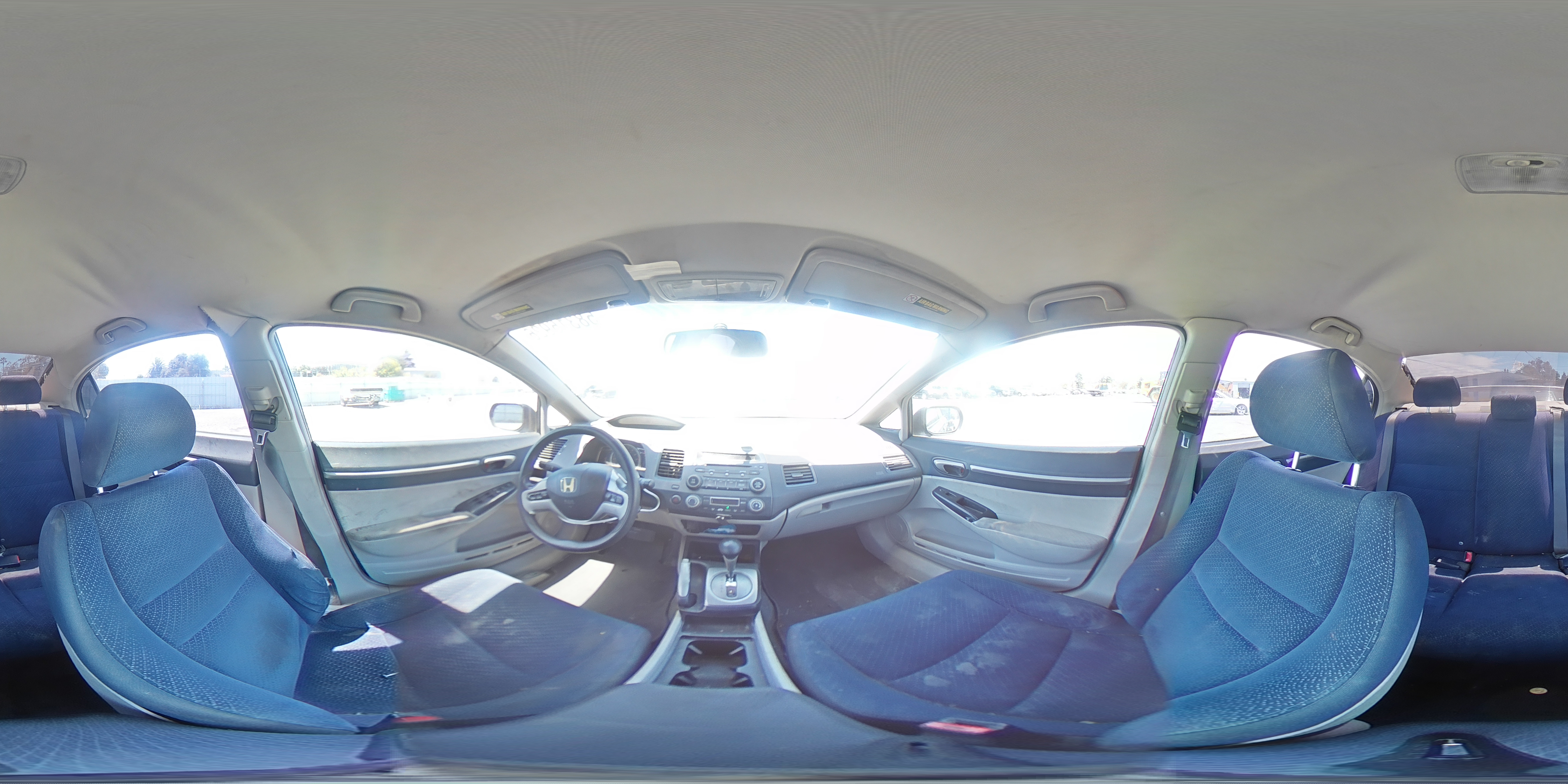 2006 Hond Civic Серый vin: JHMFA36226S003592