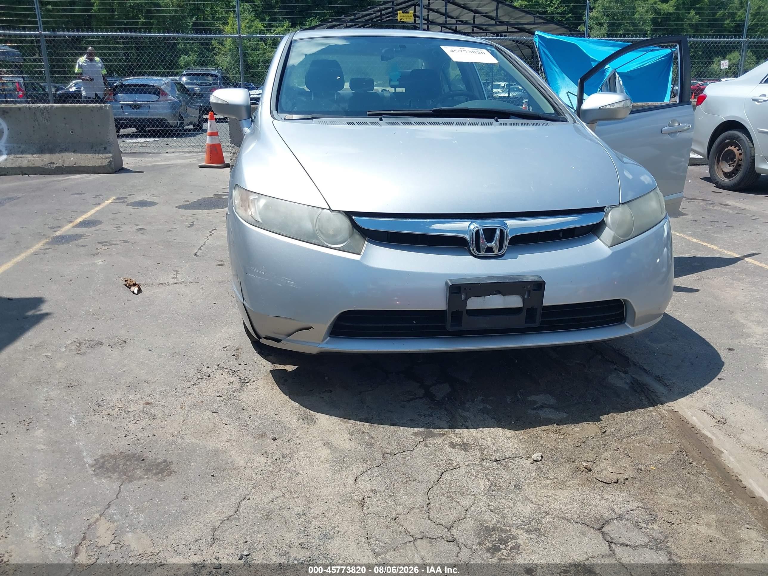2006 Honda Civic Hybrid   Silver vin: JHMFA36226S013636