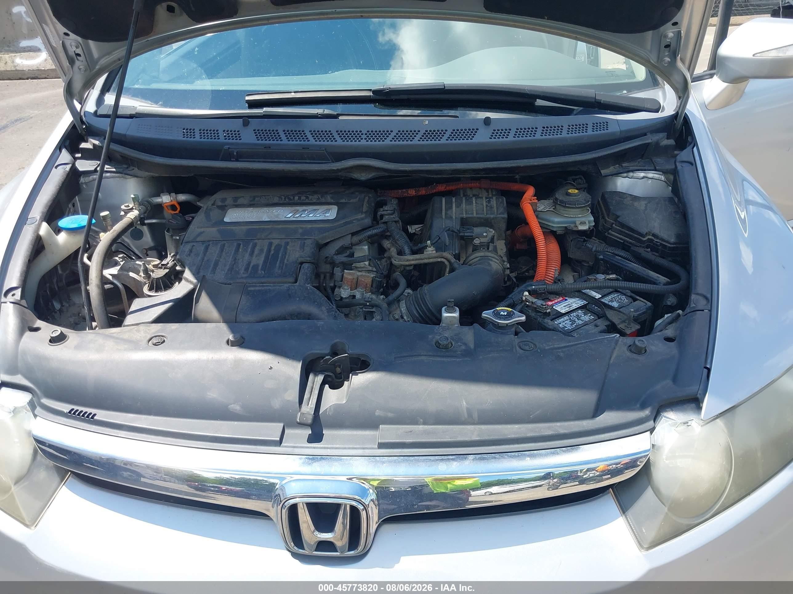 2006 Honda Civic Hybrid   Silver vin: JHMFA36226S013636