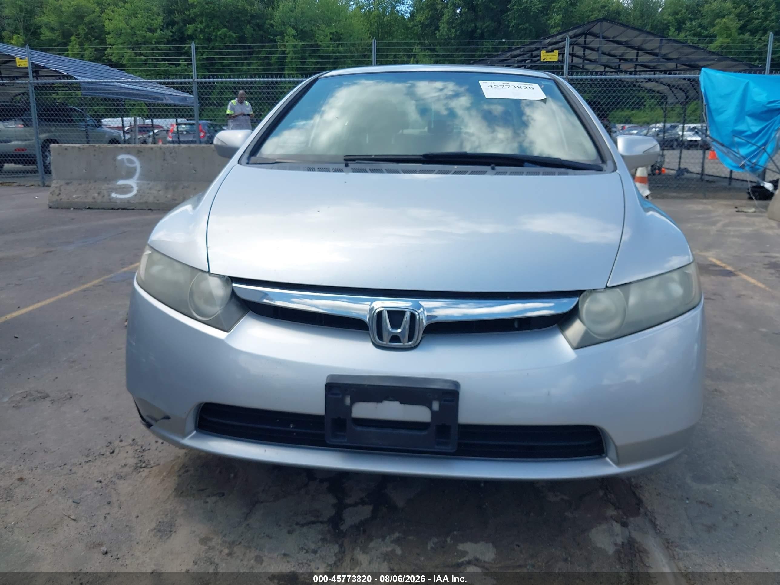 2006 Honda Civic Hybrid   Silver vin: JHMFA36226S013636