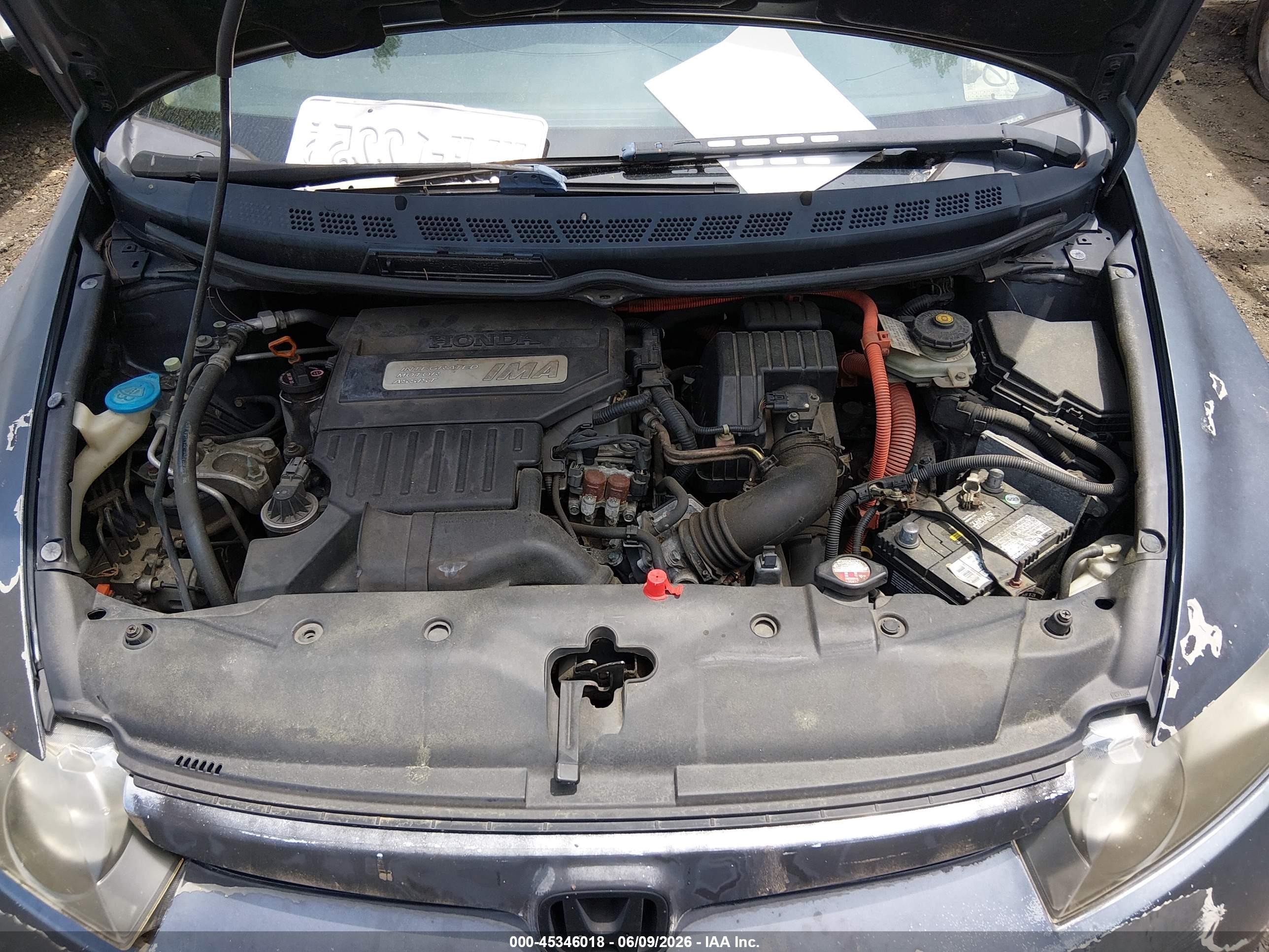 2006 Honda Civic Hybrid   Gray vin: JHMFA36226S019470