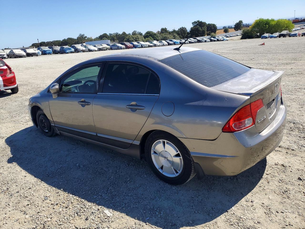 2006 Honda Civic Hybrid Gray vin: JHMFA36226S027729