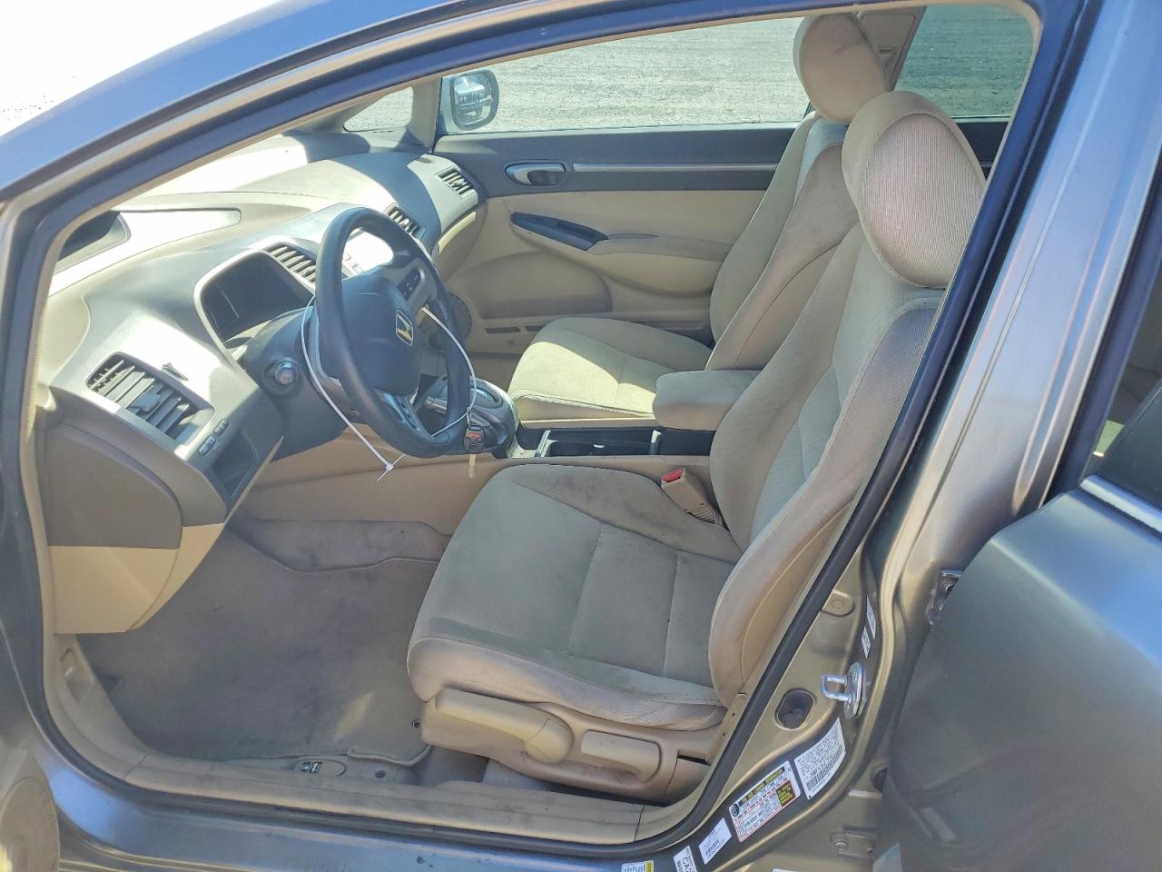 2006 Honda Civic Hybrid Gray vin: JHMFA36226S027729