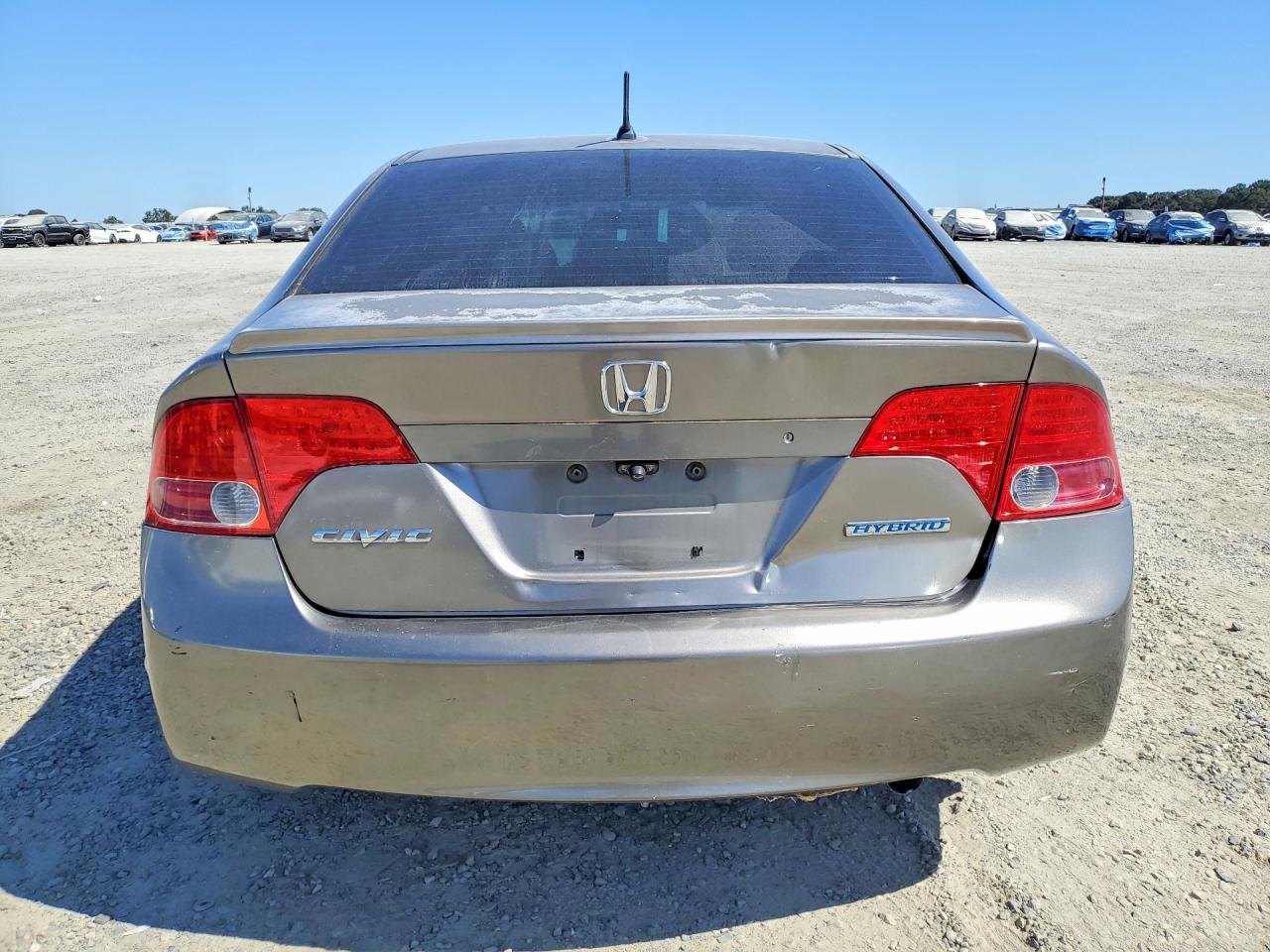 2006 Honda Civic Hybrid Gray vin: JHMFA36226S027729
