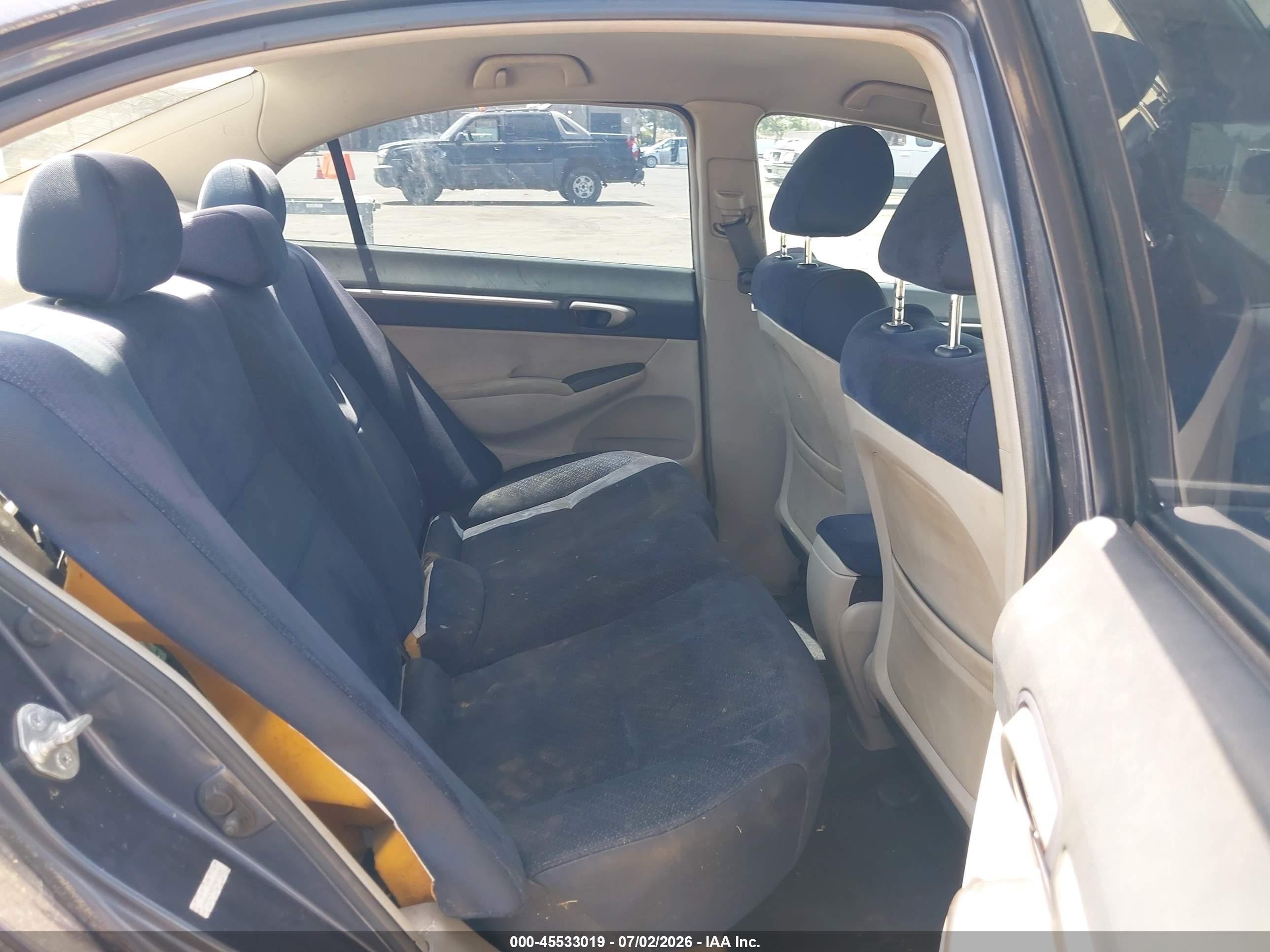 2007 Honda Civic Hybrid   Blue vin: JHMFA36227S010026