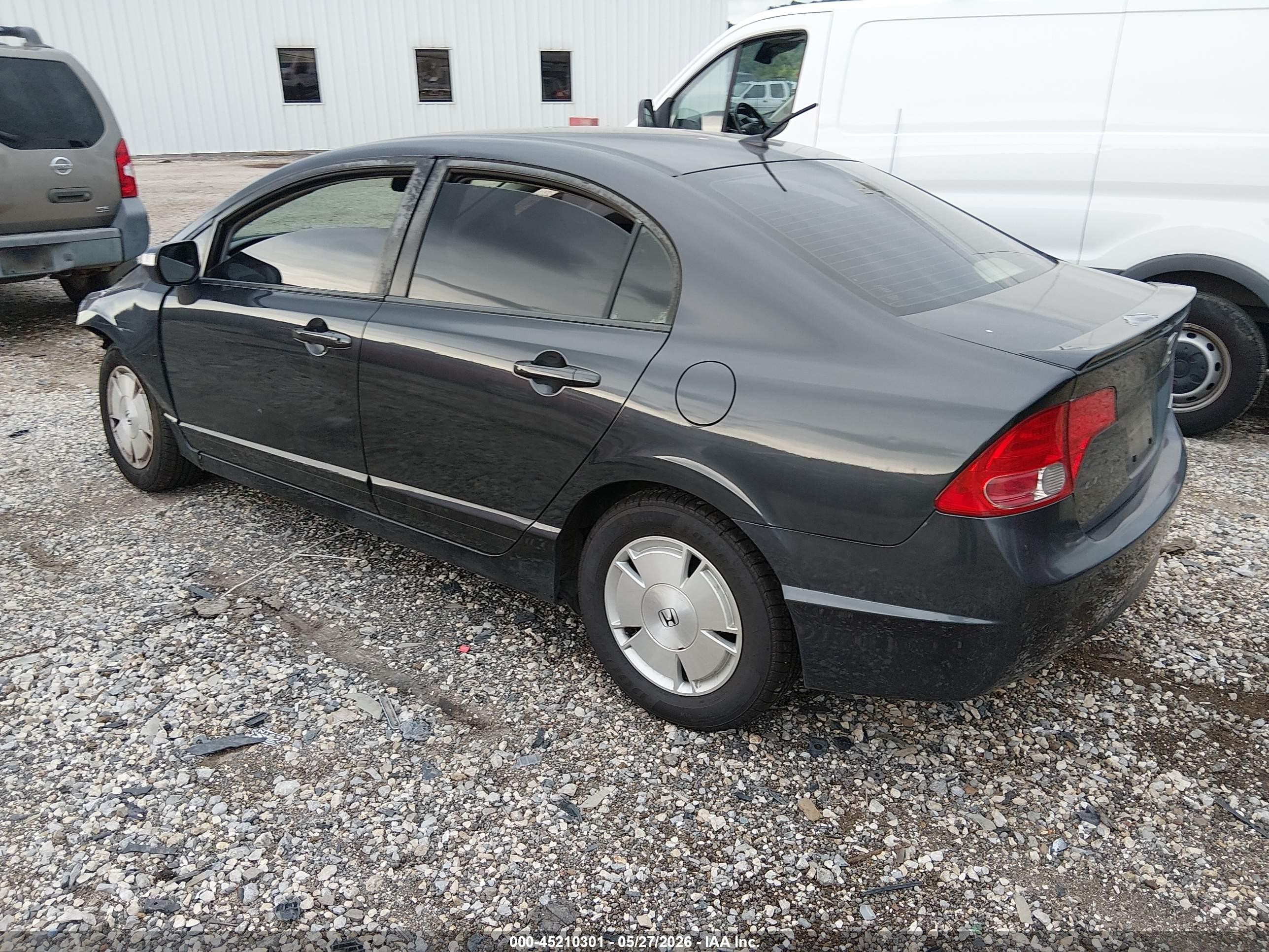 2007 Honda Civic Hybrid   Blue vin: JHMFA36227S019292