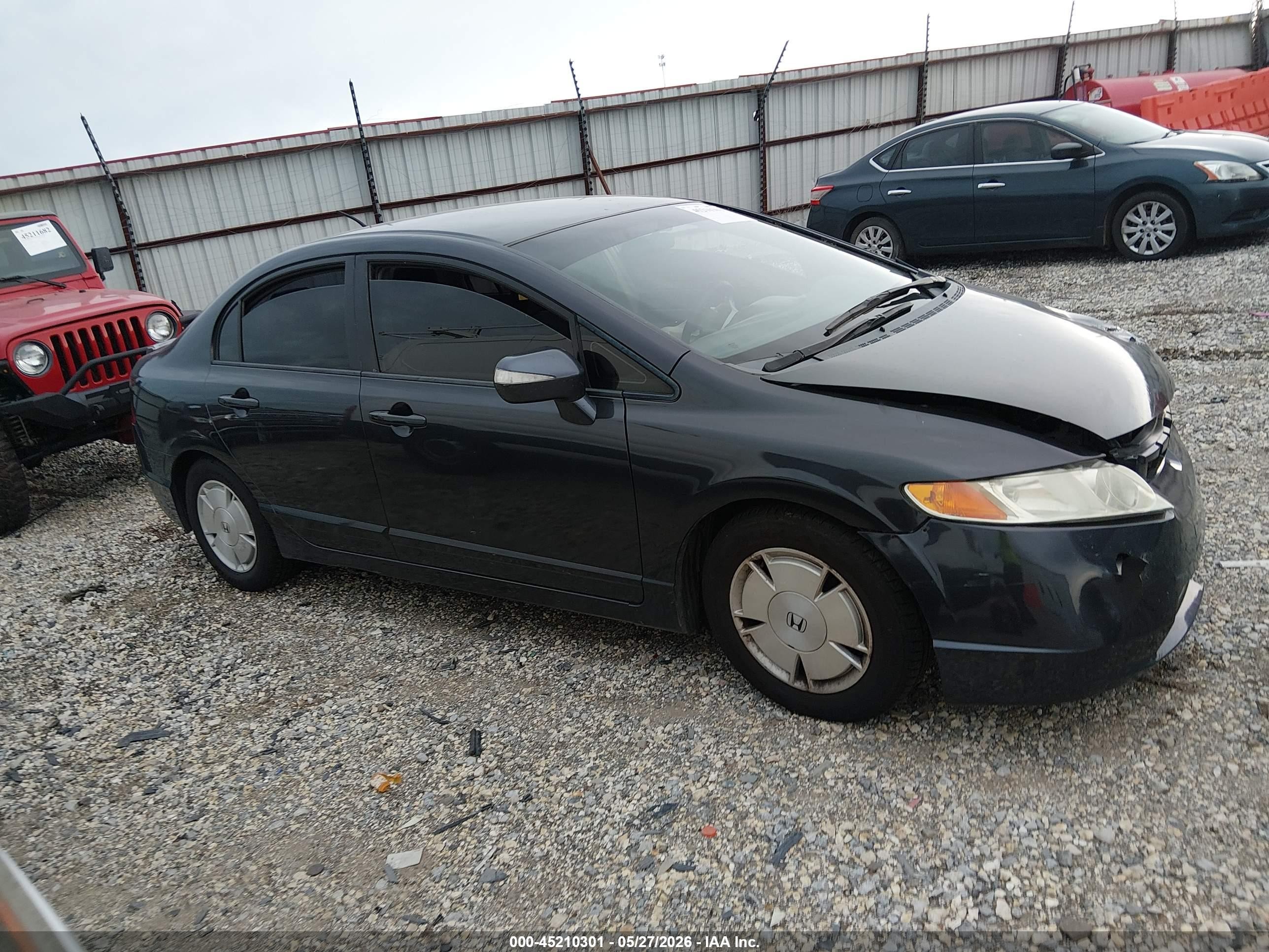 2007 Honda Civic Hybrid   Blue vin: JHMFA36227S019292