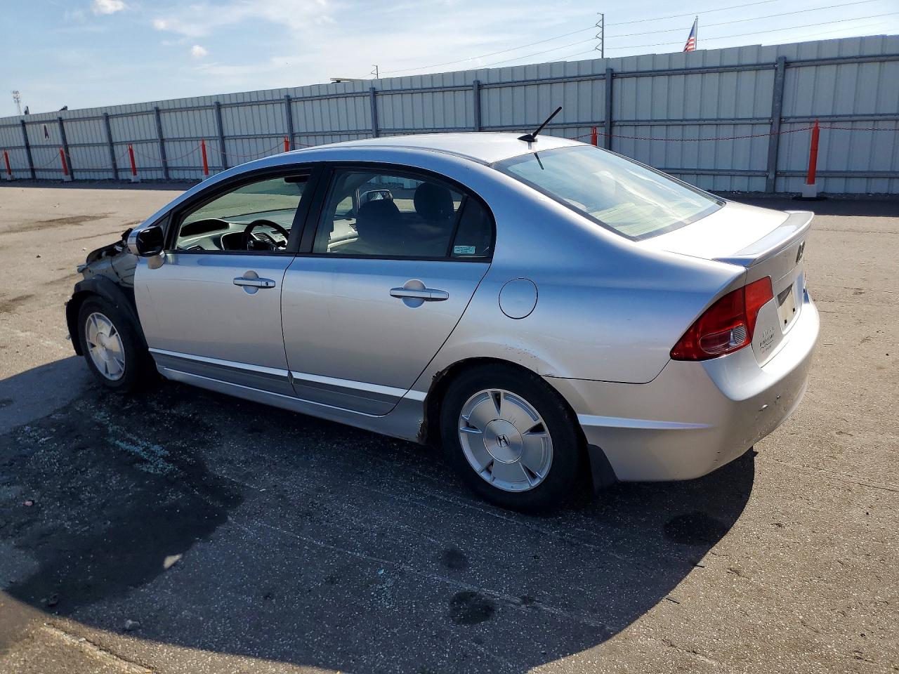 2007 Honda Civic Hybrid Silver vin: JHMFA36227S021642
