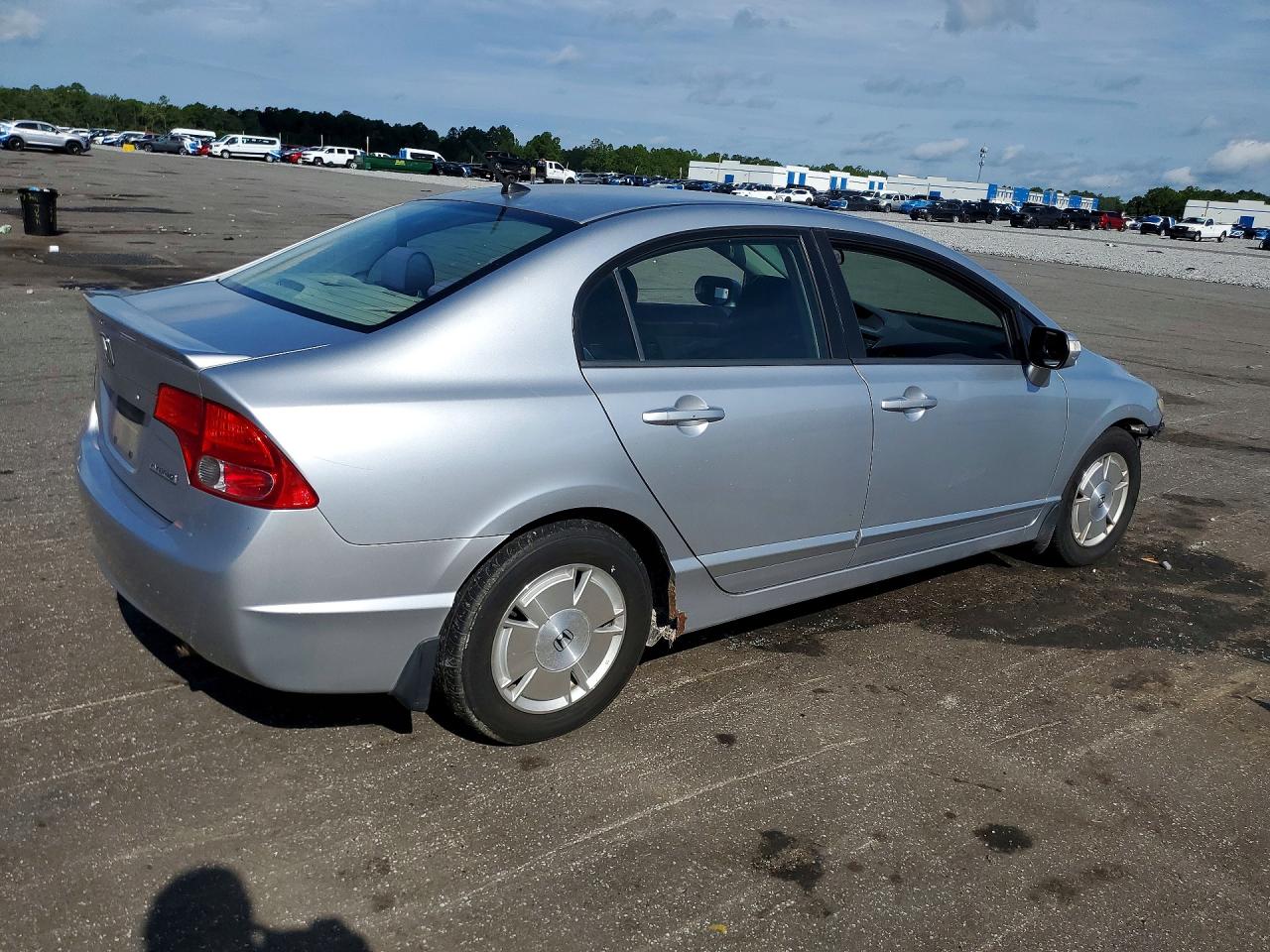 2007 Honda Civic Hybrid Silver vin: JHMFA36227S021642