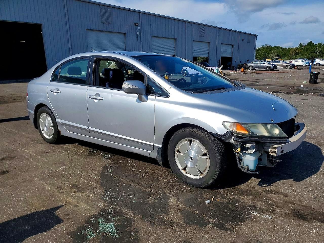 2007 Honda Civic Hybrid Silver vin: JHMFA36227S021642