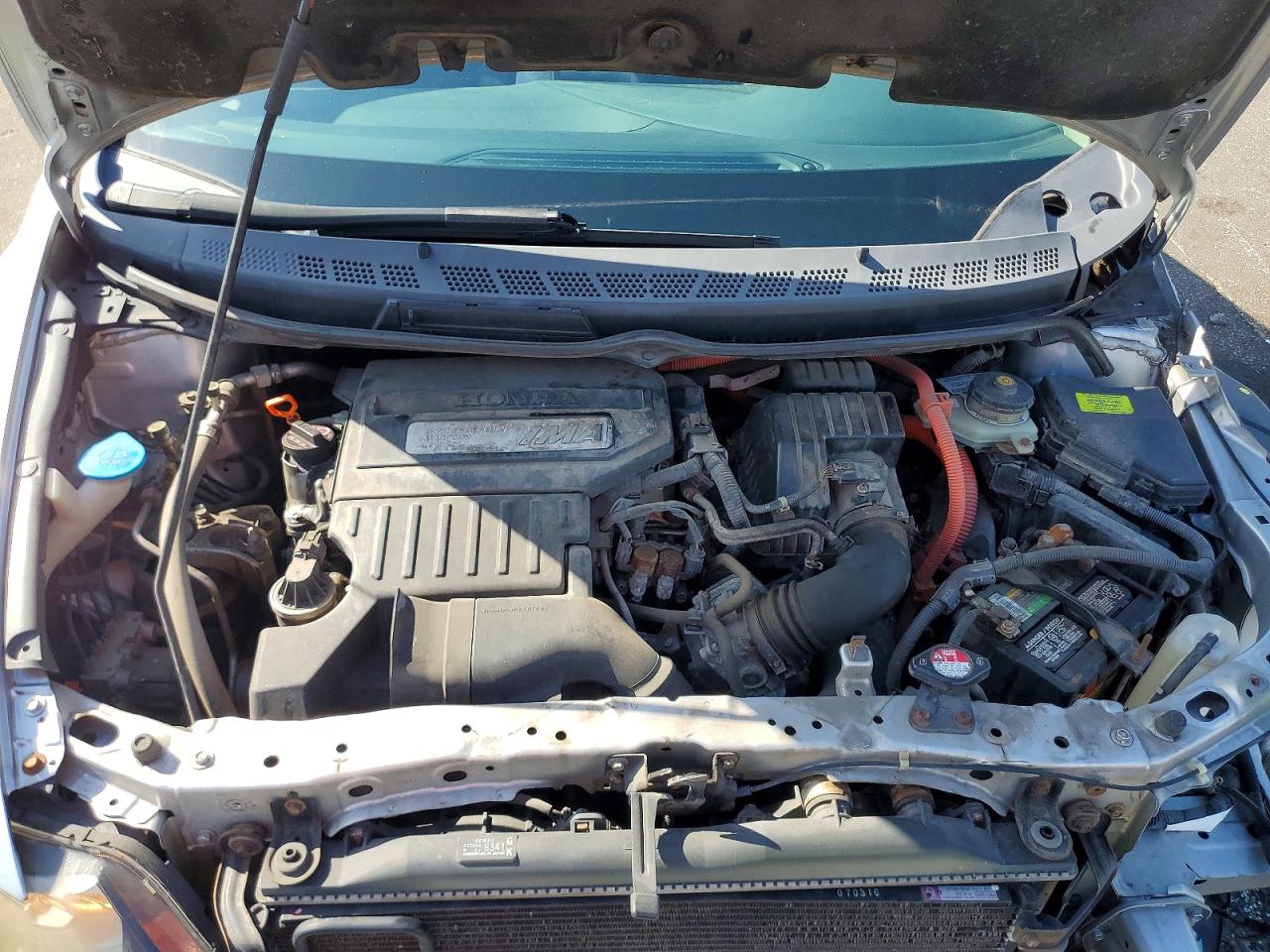 2007 Honda Civic Hybrid Silver vin: JHMFA36227S021642