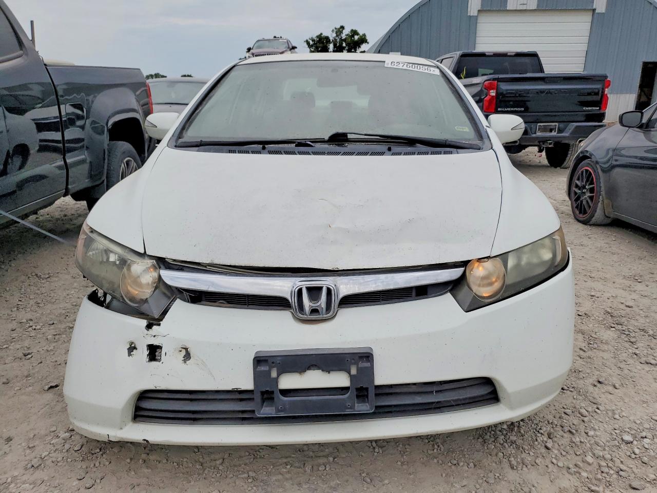 2008 Honda Civic Hybrid White vin: JHMFA36228S019892