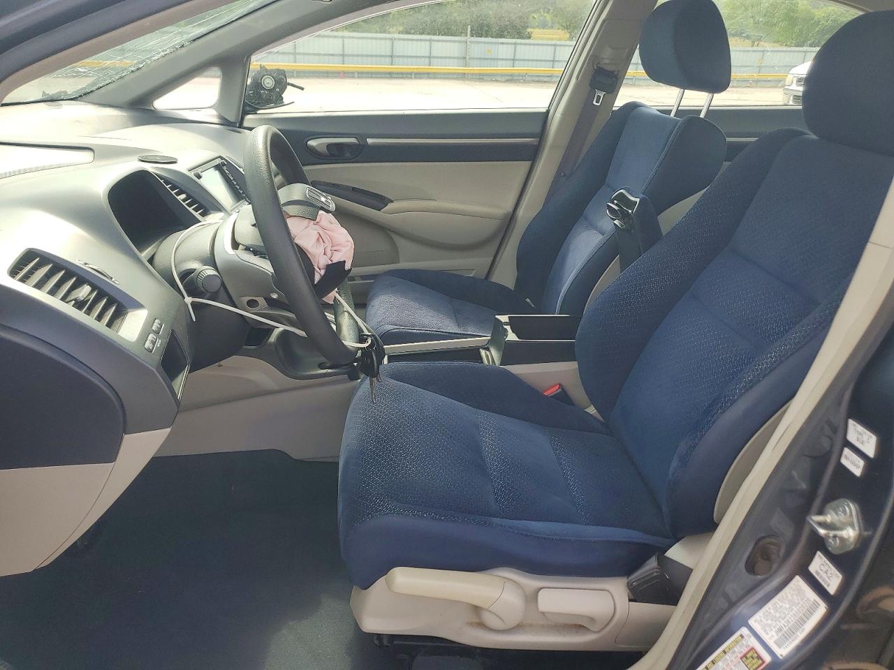 2008 Honda Civic Hybrid Gray vin: JHMFA36228S020220