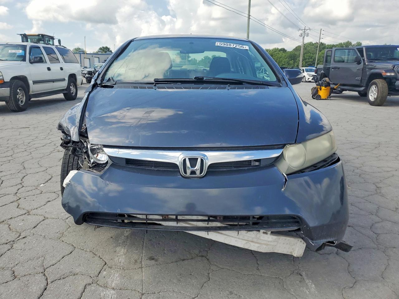 2008 Honda Civic Hybrid Gray vin: JHMFA36228S020220