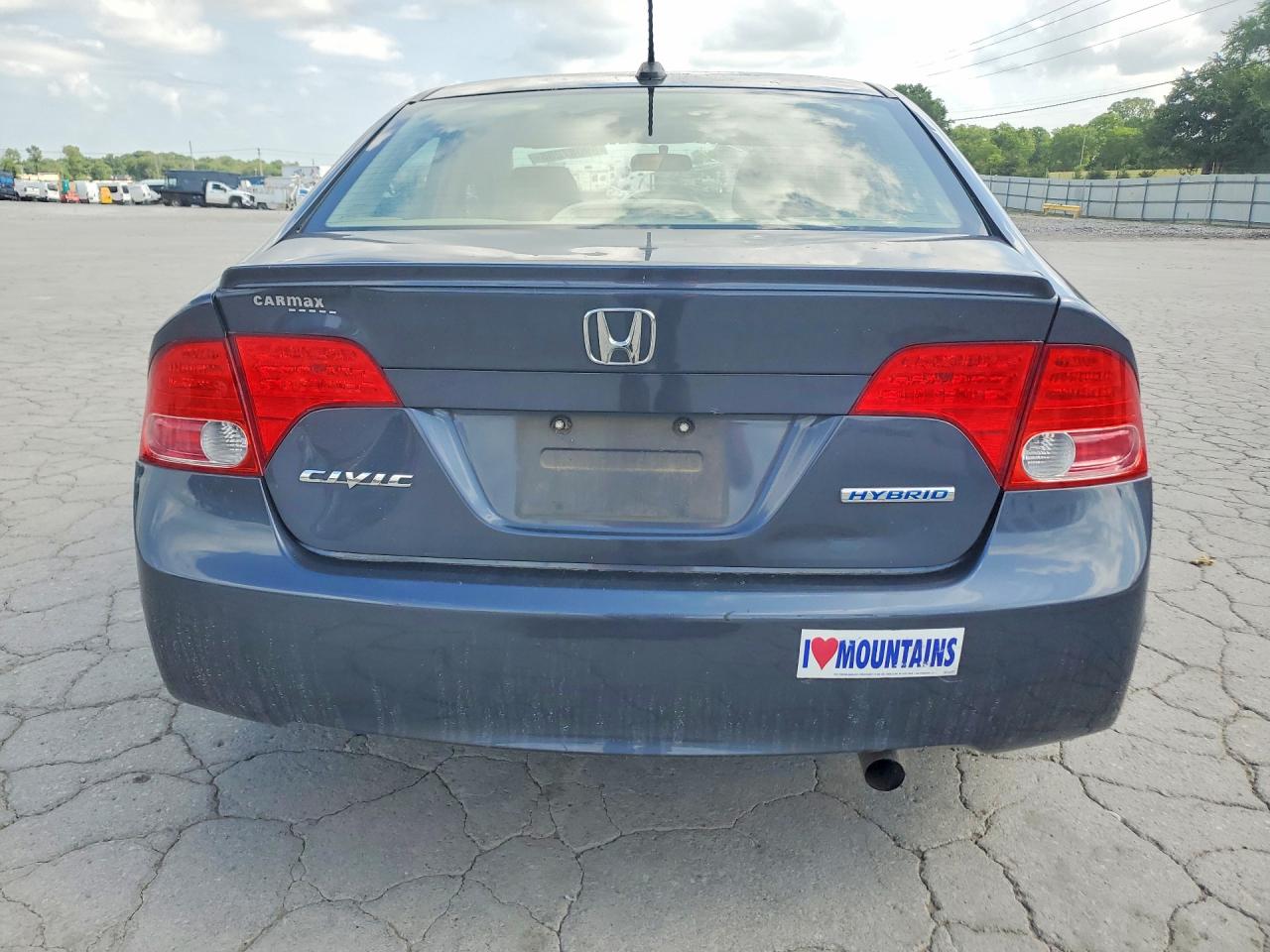 2008 Honda Civic Hybrid Gray vin: JHMFA36228S020220