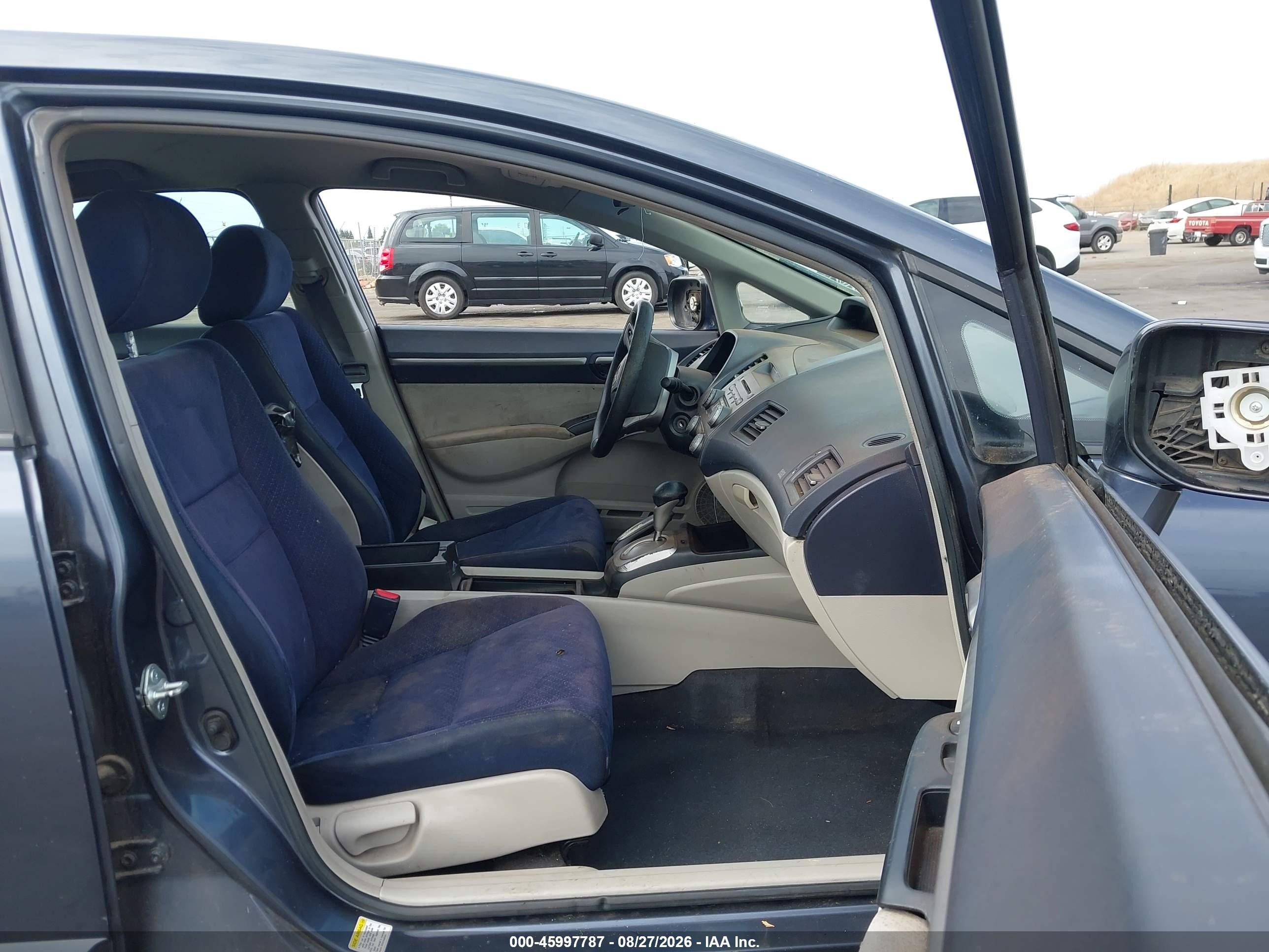 2008 Honda Civic Hybrid   Gray vin: JHMFA36228S023912